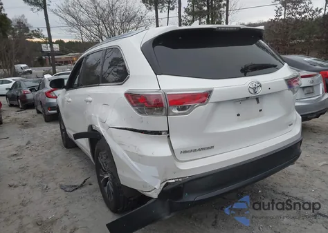2016 Toyota Highlander Xle V6 из США, поврежденный, VIN 5TDKKRFH3GS179713